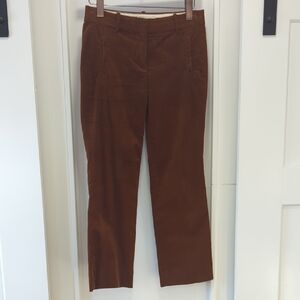 J. Crew Brown Corduroy Trousers Size 00
